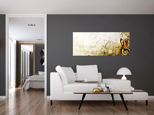 Tablou - Puterea muzicii (120x50 cm)