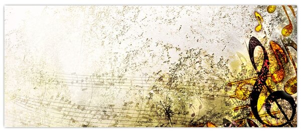 Tablou - Puterea muzicii (120x50 cm)