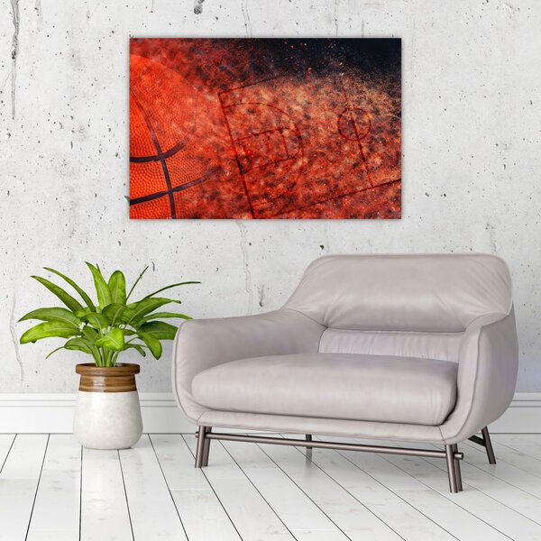 Tablou - Meci de baschet (90x60 cm)