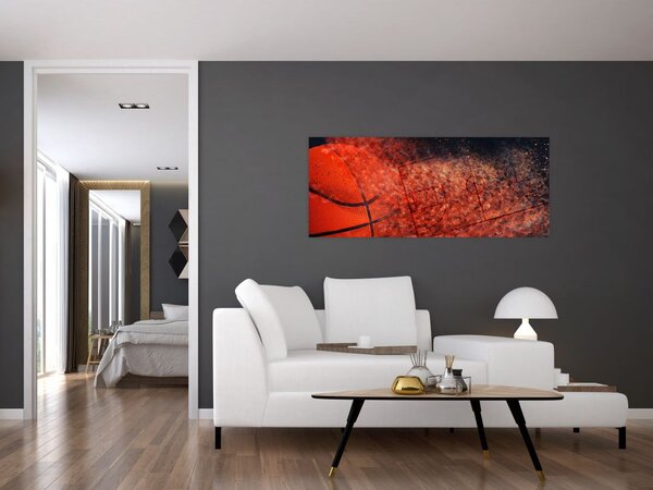 Tablou - Meci de baschet (120x50 cm)