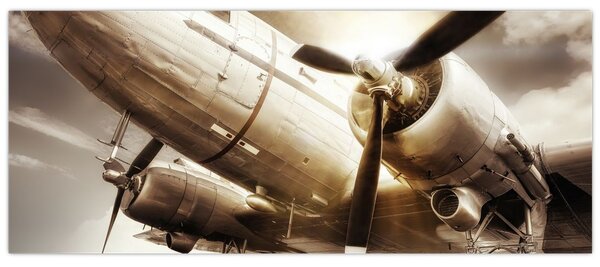 Tablou - Avion (120x50 cm)