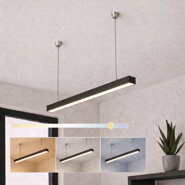 Brilagi - Lampă suspendată LED FULLDAY, 10/15/20W, 230V, 2700/4000/6000K, 60 cm, neagră