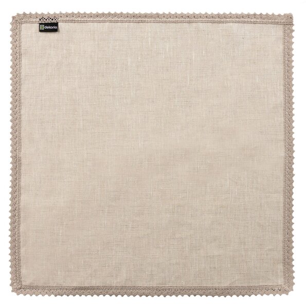 Șervețel dantelă 1 buc. 48x48cm culoare bej Țesătură împletitură