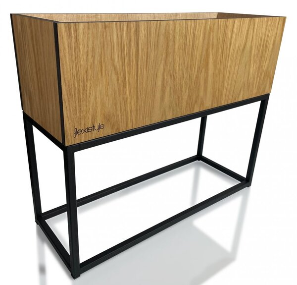 Ghiveci decorativ din stejar neted 62X22X50 cm
