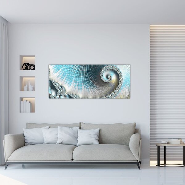 Tablou - Spirale texturate (120x50 cm)