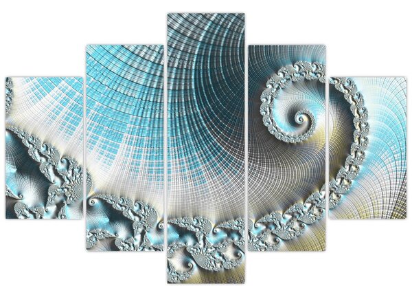 Tablou - Spirale texturate (150x105 cm)
