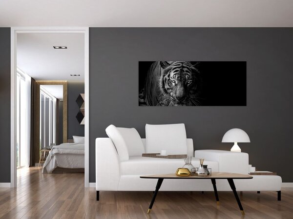 Tablou - Tigru sălbatic (120x50 cm)