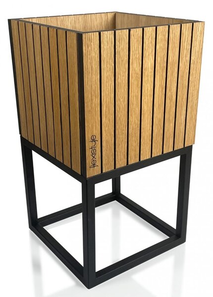 Ghiveci de flori modern din colecția FIORINO 22x22x40 cm