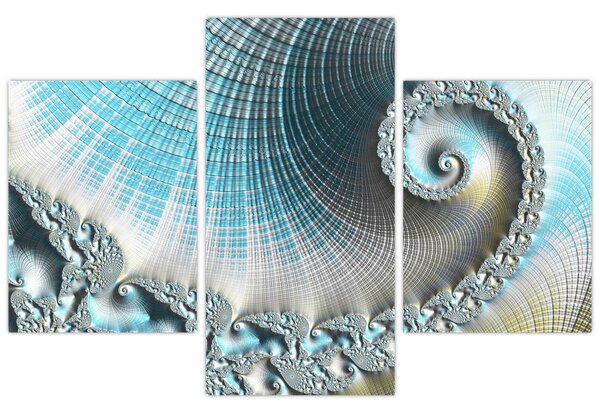 Tablou - Spirale texturate (90x60 cm)