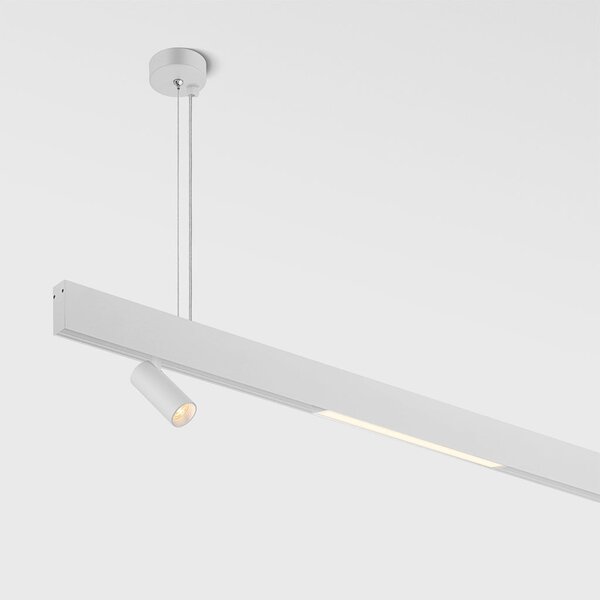 Proiector pentru sina magnetica LINE90 ALB LED LUXON