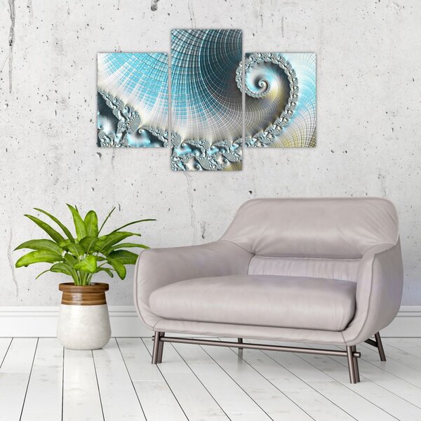 Tablou - Spirale texturate (90x60 cm)