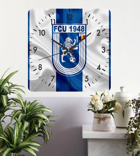 Ceas de perete FCU Craiova -30x30 cm