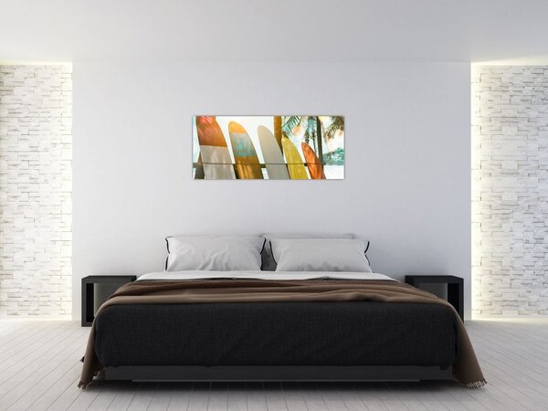 Tablou - Plăci de surf (120x50 cm)