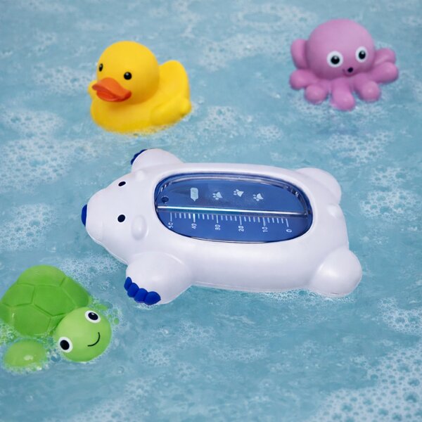Termometru baie si camera Kidizi Polar Bear, plutitor, 13 cm