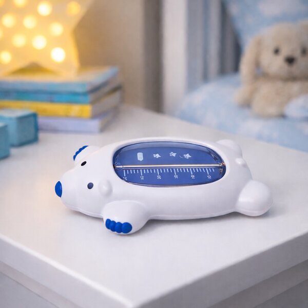 Termometru baie si camera Kidizi Polar Bear, plutitor, 13 cm