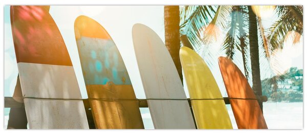 Tablou - Plăci de surf (120x50 cm)