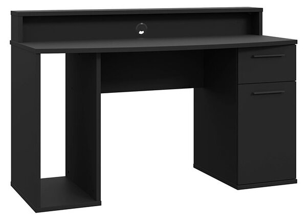 Masă PC Ayver (Negru mat) (cu iluminat LED). 1053959