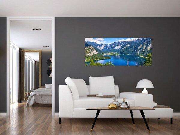 Tablou - Lacul Hallstatt, Hallstatt, Austria (120x50 cm)