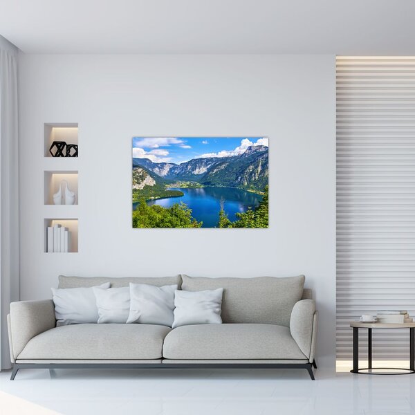 Tablou - Lacul Hallstatt, Hallstatt, Austria (90x60 cm)
