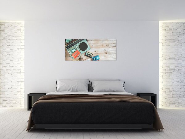 Tablou - Radio retro (120x50 cm)
