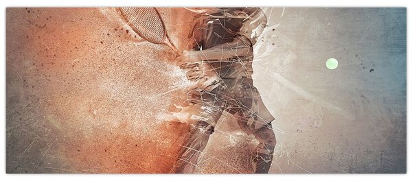 Tablou - Jucător de tenis (120x50 cm)