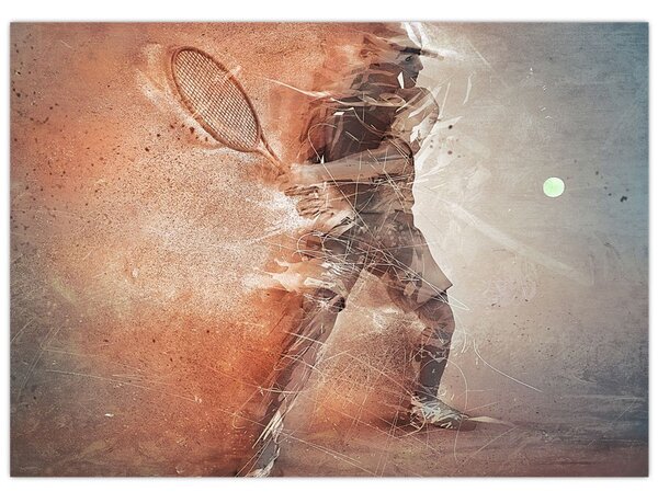 Tablou - Jucător de tenis (70x50 cm)
