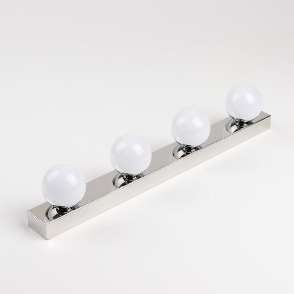 Brilagi - Aplică LED pentru oglindă de baie HOLLYWOOD 4xLED/3W/230V IP44 crom