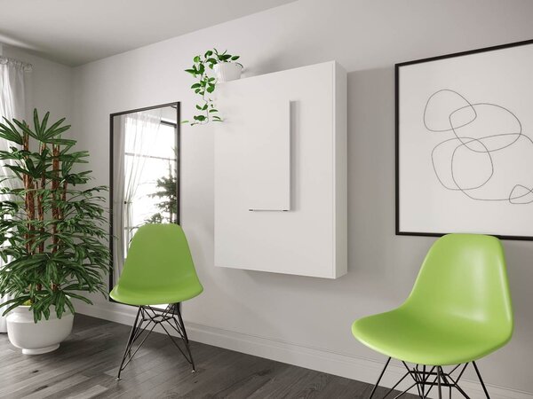 Masă de perete modernă Elvana (Alb). 1054131