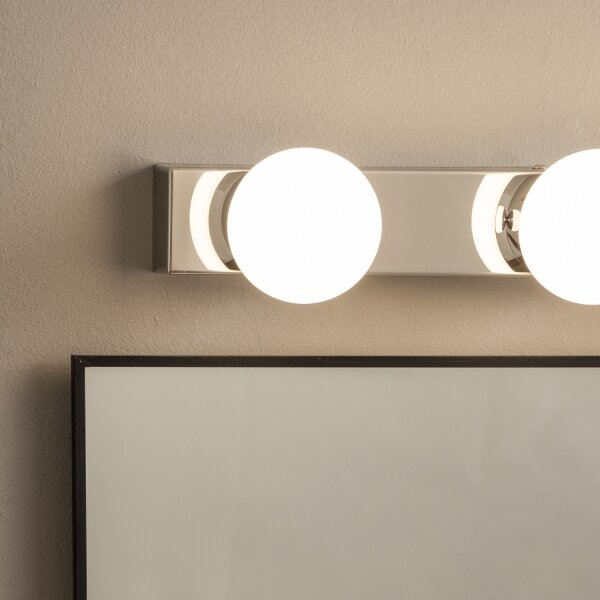 Brilagi - Aplică LED pentru oglindă de baie HOLLYWOOD 4xLED/3W/230V IP44 crom
