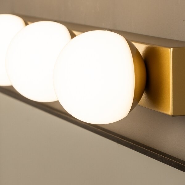 Brilagi - Lumină LED aurie pentru oglindă de baie HOLLYWOOD, 4 x 3W, 230V, IP44