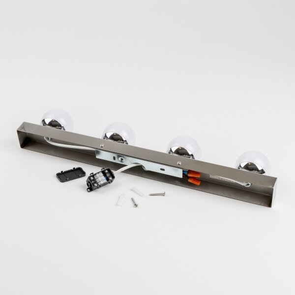 Brilagi - Aplică LED pentru oglindă de baie HOLLYWOOD 4xLED/3W/230V IP44 crom