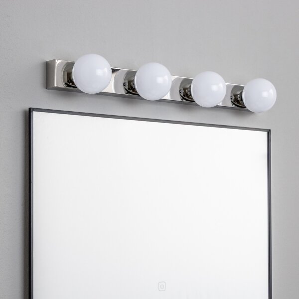 Brilagi - Aplică LED pentru oglindă de baie HOLLYWOOD 4xLED/3W/230V IP44 crom