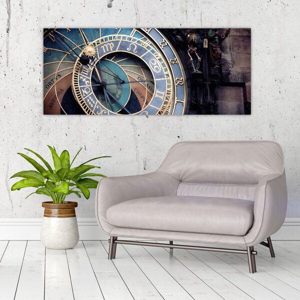 Tablou - Orloj, Praga (120x50 cm)