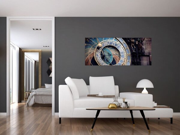 Tablou - Orloj, Praga (120x50 cm)