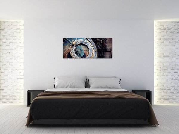Tablou - Orloj, Praga (120x50 cm)