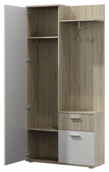 Mobilier hol Cless (Alb alpin) (cu oglindă). 1104705