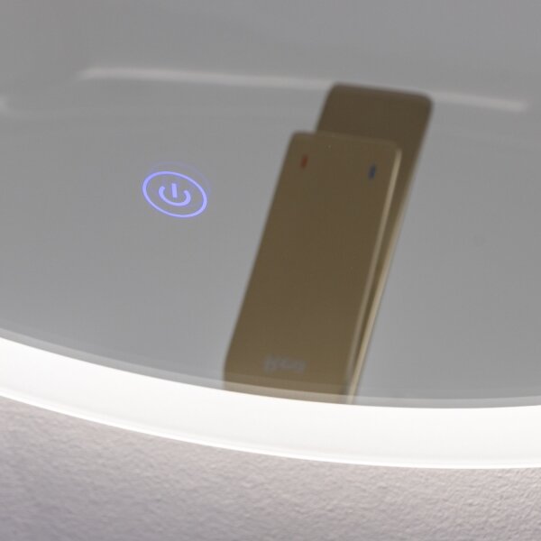 Brilagi - Oglindă de baie LED CUNEO/19W/230V diam. 60 cm IP44 CRI 90 cu dimmer + CCT