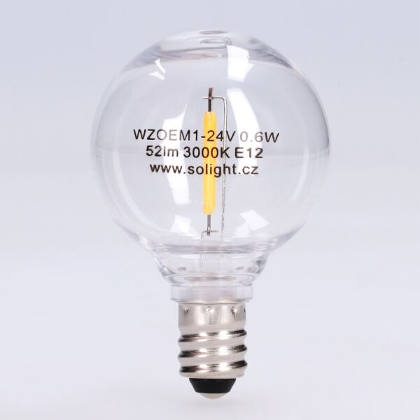 Bec LED G40 E12/0,6W/24V 3000K - BRILAGI