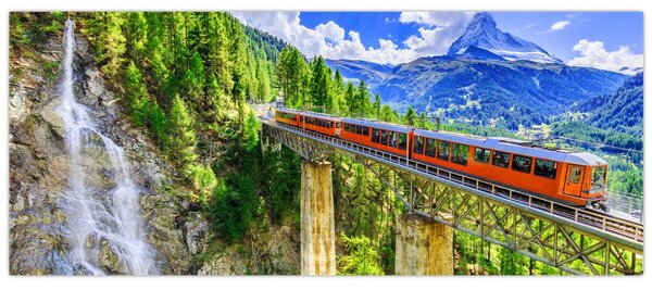 Tablou - Matterhorn, Zermatt, Valais, Elveția (120x50 cm)