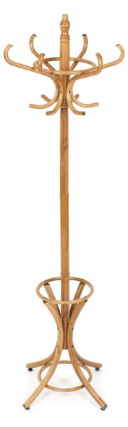 Cuier din lemn, nuanță stejar, 185 cm