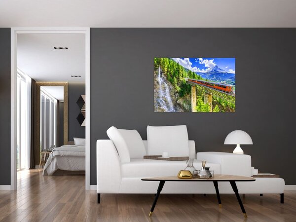 Tablou - Matterhorn, Zermatt, Valais, Elveția (90x60 cm)