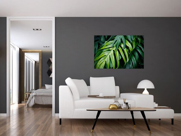 Tablou - Frunze tropicale (90x60 cm)