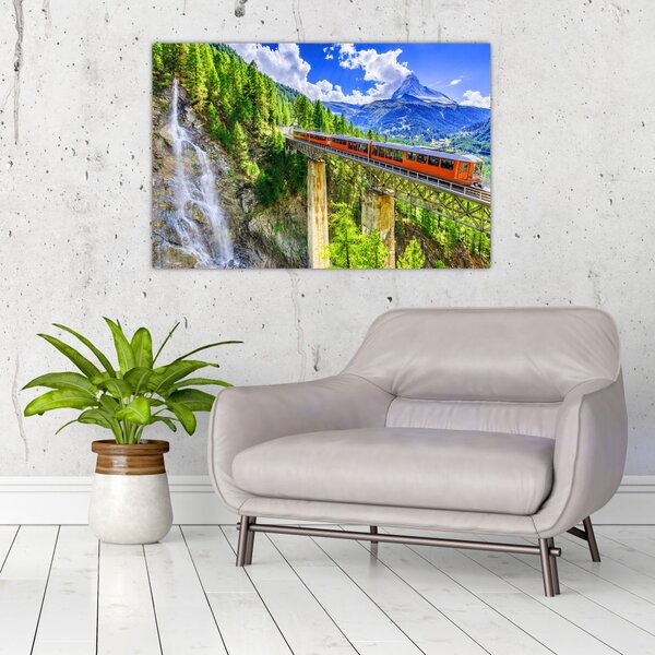 Tablou - Matterhorn, Zermatt, Valais, Elveția (90x60 cm)