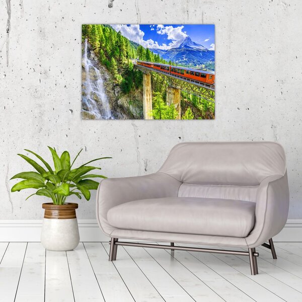 Tablou - Matterhorn, Zermatt, Valais, Elveția (70x50 cm)