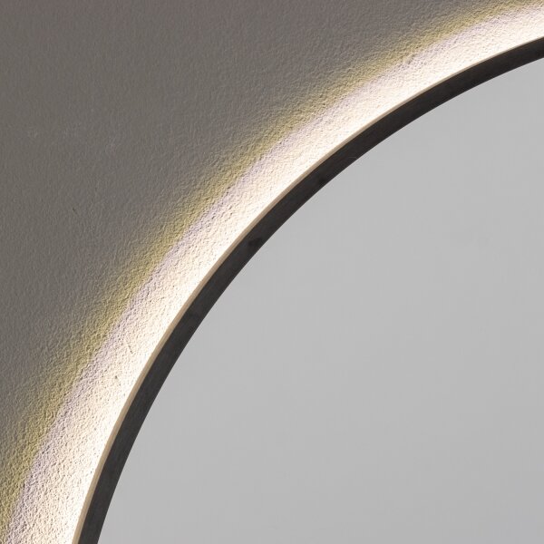 Brilagi-LED Oglindă de baie NOVARA LED/19W/230V 60 cm neagră IP44 CRI 90 reglabilă + CCT