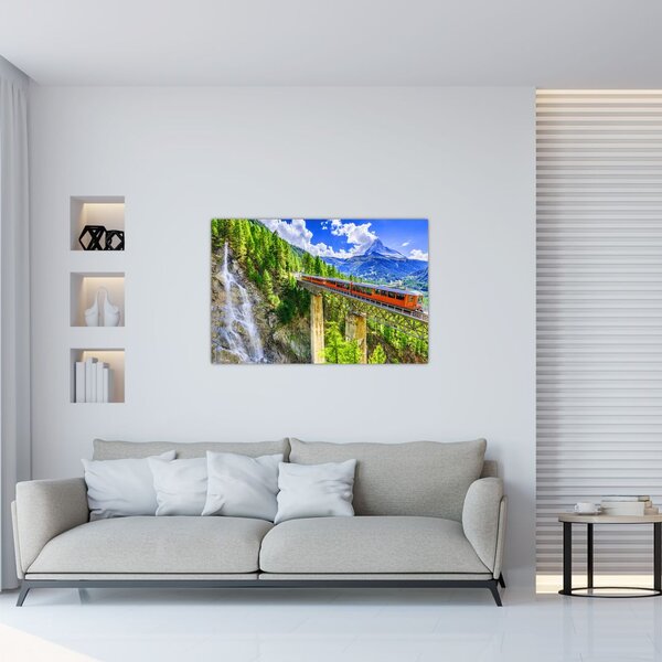 Tablou - Matterhorn, Zermatt, Valais, Elveția (90x60 cm)