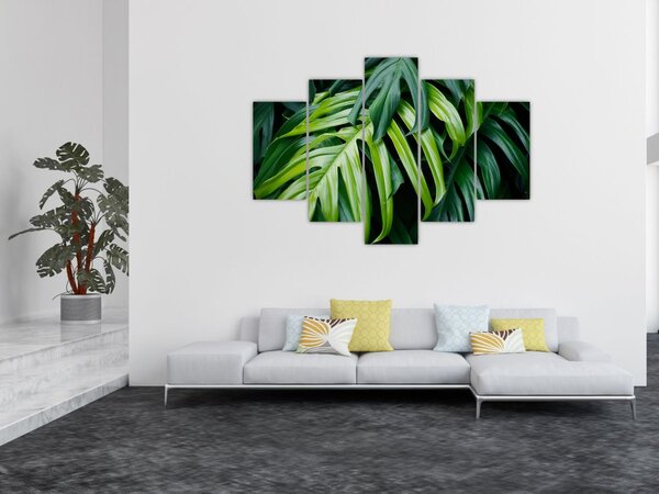 Tablou - Frunze tropicale (150x105 cm)