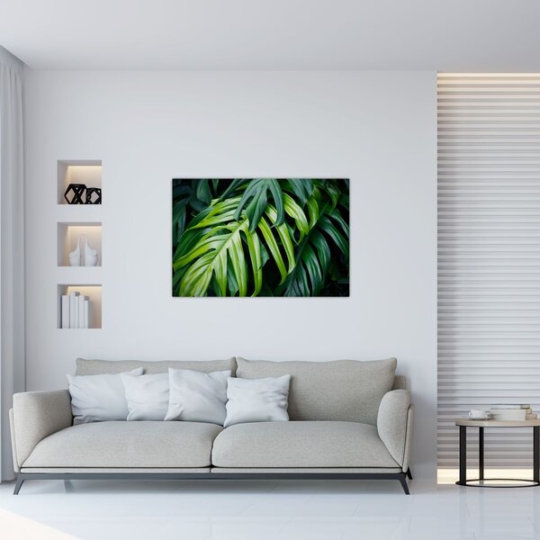 Tablou - Frunze tropicale (90x60 cm)
