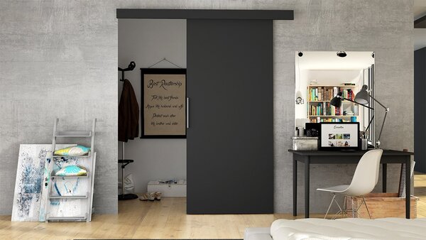 Uși glisante de interior Orenia 90 I (Negru). 1054342