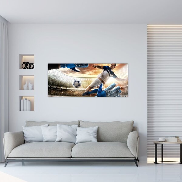 Tablou - Fotbalist (120x50 cm)